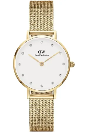 Daniel Wellington Montre Petite Pressed Evergold 28 mm