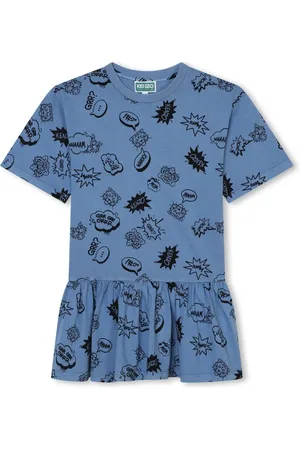 Kenzo Robe à imprimé graphique