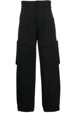 Msgm Pantalon ample à taille haute