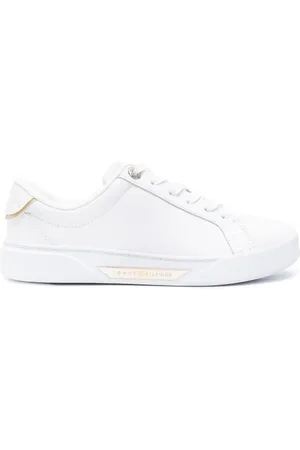 Tommy Hilfiger Baskets en cuir à plaque logo