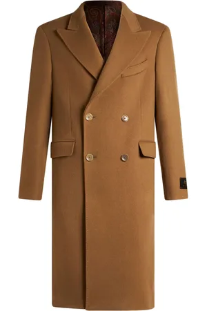 Etro Manteau en cachemire à boutonnière croisée