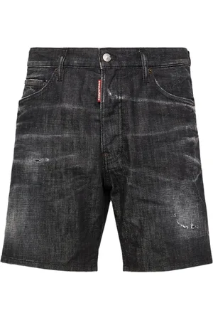 Dsquared2 Short en jean à effet usé