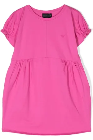 Emporio Armani Robe froncée à broderies