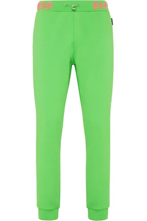 Philipp Plein Pantalon de jogging Skull and Bones à taille logo