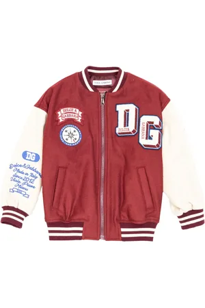 Dolce & Gabbana Veste bomber zippée à patch logo