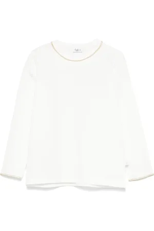 Il gufo T-shirt à détails métallisés