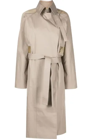 Boyarovskaya Trench ceinturé à design superposé