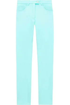 Courrèges Pantalon en vinyle à coupe droite
