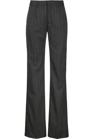Alessandra Rich Pantalon de tailleur à fines rayures