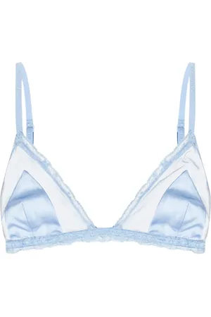 Dolce & Gabbana Soutien-gorge satiné bordé de dentelle