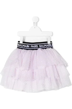 Balmain Jupe en tulle à pois