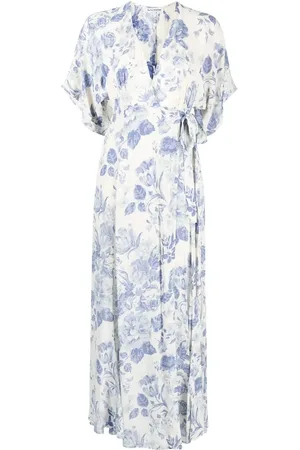 Reformation Robe longue Winslow à fleurs
