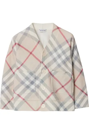 Burberry Cardigan en laine à motif Nova Check
