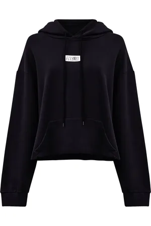 Maison Margiela Hoodie crop à logo numéros