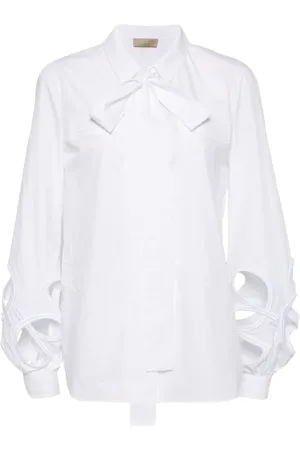 Elie saab Chemise en coton à découpes