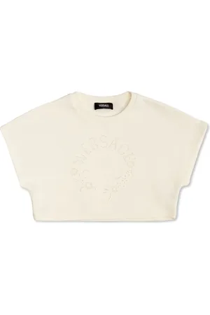 VERSACE T-shirt à logo brodé