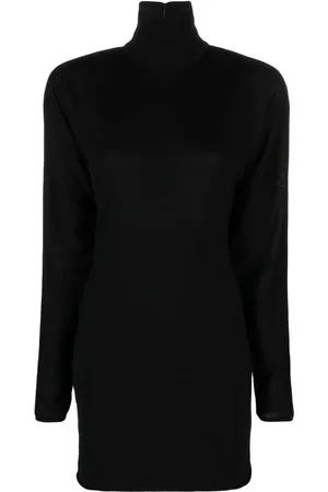 Serafini Robe en maille à col roulé