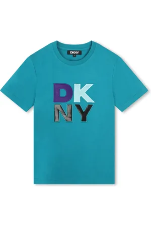 DKNY T-shirt en coton à logo brodé