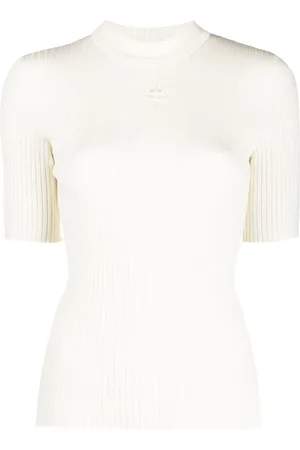 Courrèges Pull à logo brodé
