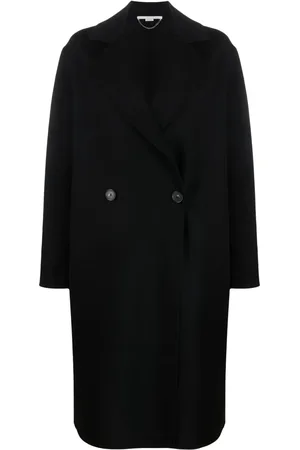 Stella McCartney Manteau en laine à boutonnière croisée