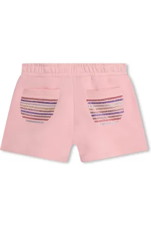 Sonia Rykiel Enfant Short en coton à ornements strassés