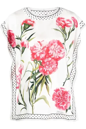 Dolce & Gabbana Blouse en soie à fleurs