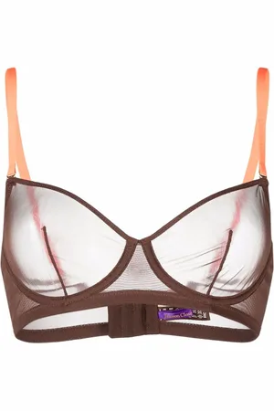 MAISON CLOSE Soutien-gorge en mesh à armatures