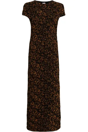 Totême Robe longue à effet écaille de tortue