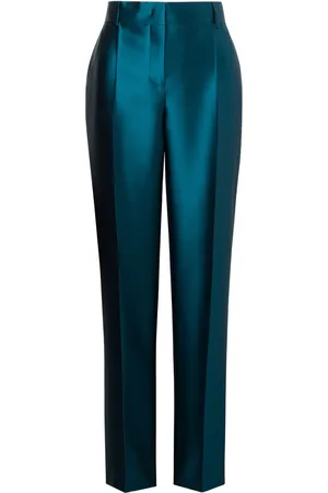 Alberta Ferretti Pantalon de costume à coupe droite