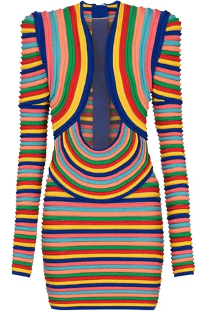Balmain Robe courte en maille
