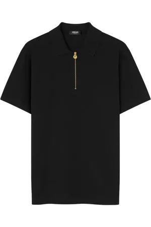 VERSACE Polo Medusa à fermeture zippée