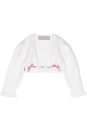 LA STUPENDERIA Cardigan crop à détail de nœud