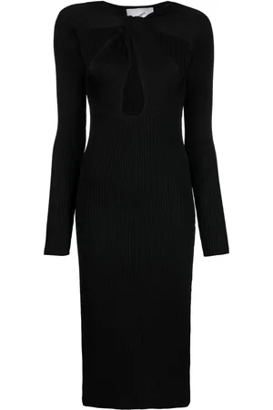 COPERNI Robe mi-longue à découpes