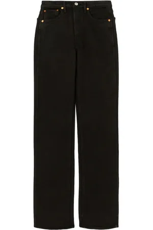 RE/DONE Jean droit à taille haute