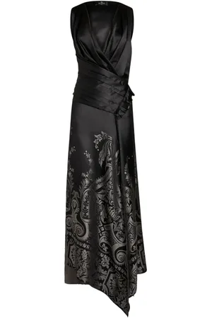 Etro Robe longue à motif en jacquard