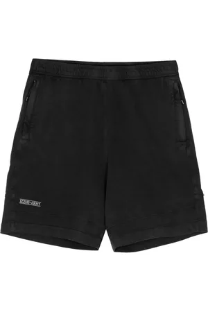 Izzue Short de sport en coton à logo brodé