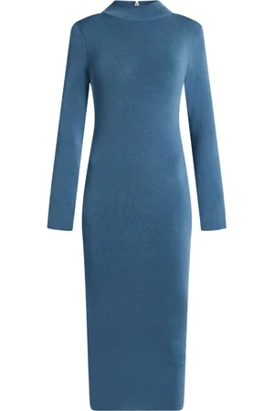 Michael Kors Robe mi-longue à col montant