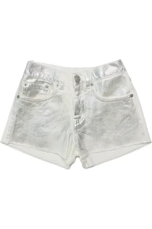 Maison Margiela Short en coton à fini enduit