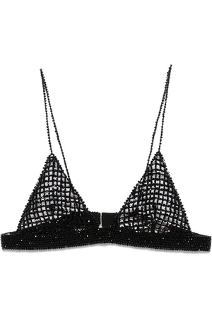 Golden Goose Brassière en crochet à perles