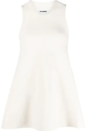 Jil Sander Blouse crop à design sans manches
