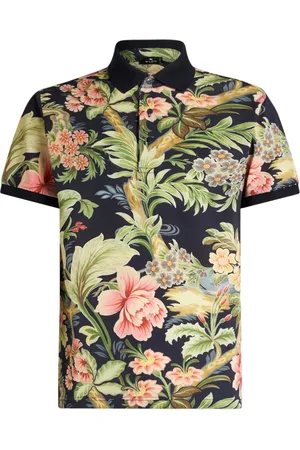 Etro Polo en coton à fleurs