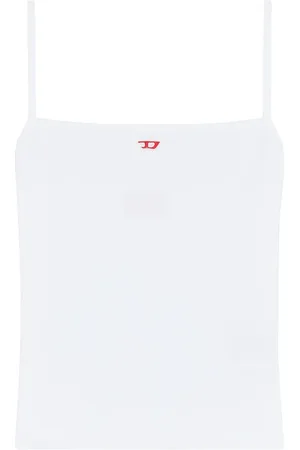 Diesel Débardeur T-Hop-D à logo appliqué
