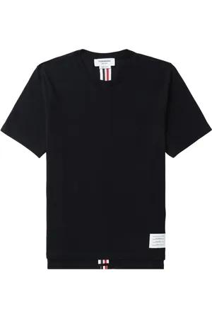 Thom Browne T-shirt à bande tricolore