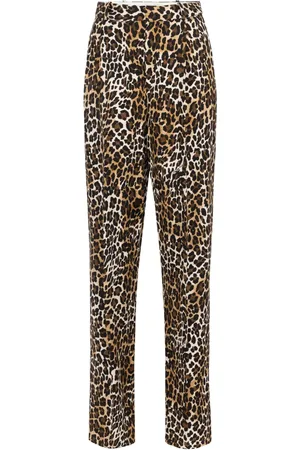 Elisabetta Franchi Pantalon à imprimé animalier