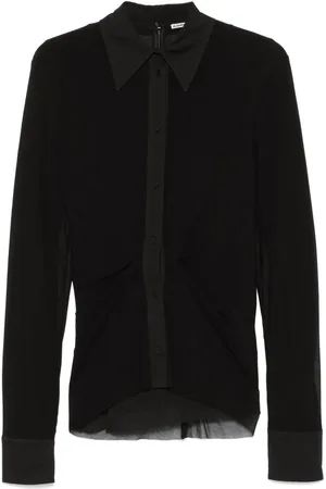 Jil Sander Chemise à boutonnière sur le devant