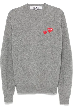 Comme des Garçons Pull à patch cœur