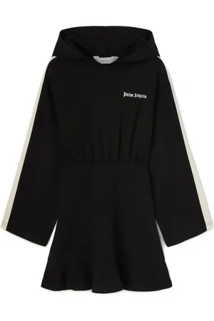 Palm Angels Robe-hoodie à logo imprimé