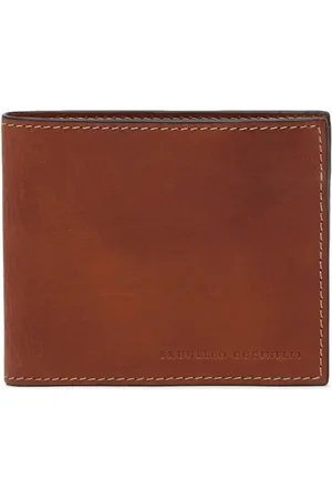 Brunello Cucinelli Portefeuille pliant Core en cuir