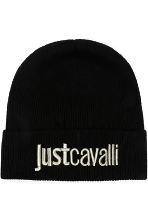 Roberto Cavalli Bonnet à logo brodé
