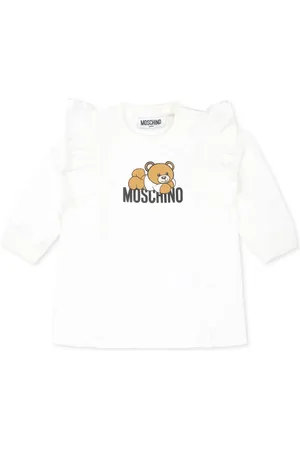Moschino Robe en coton biologique à imprimé ourson